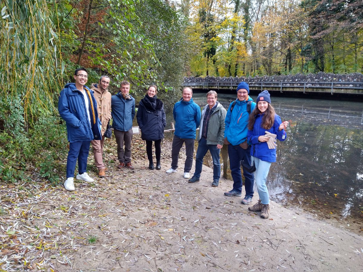 #PONDERFUL #pond visit in Schöneiche, near Berlin, Germany. Great to meet colleagues, sobering to see dry ponds due to #ClimateChange. 
Thanks <a href="/LeibnizIGB/">IGB Berlin (now on Bluesky)</a> for hosting! <a href="/ponds4climate/">Ponderful</a>