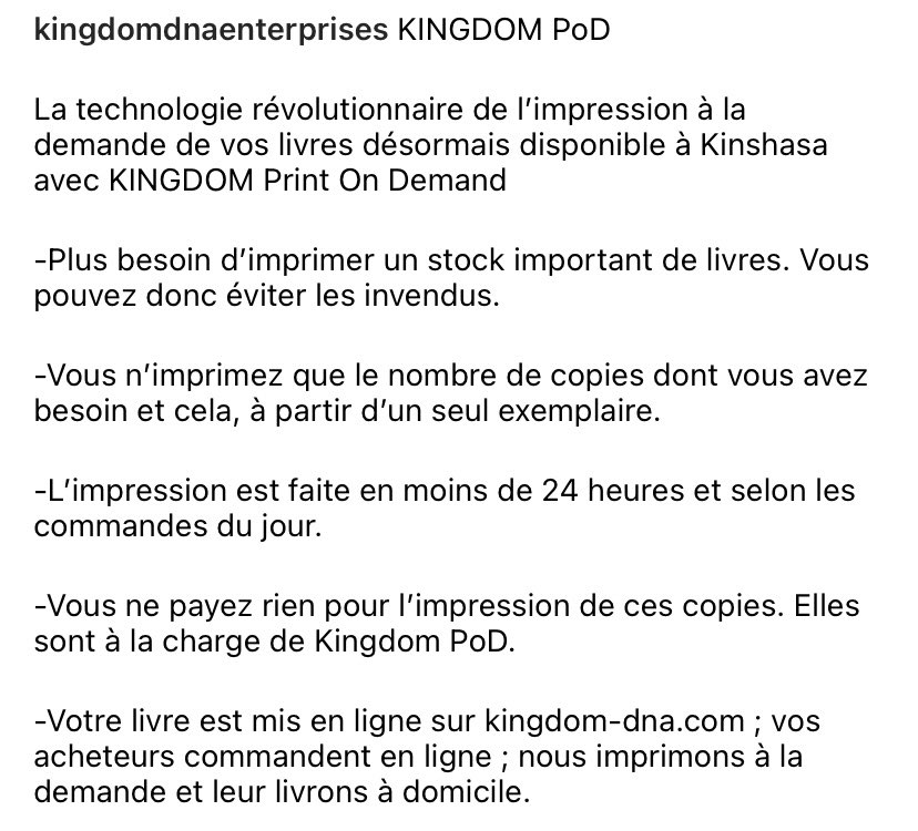 OPPORTUNITÉ EXCEPTIONNELLE POUR LES AUTEURS DE KINSHASA #auteur #kinshasa #impression #livres #littérature