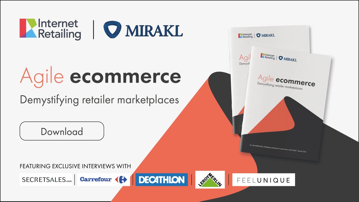 etail's tweet image. Discover how #Feelunique &amp;amp; #Decathlon set up their marketplaces, including practical advice on how to curate at scale, accelerate growth and integrate across all channels in our white paper with @Mirakl . Download today 📩 ow.ly/8Pn450GKbhO