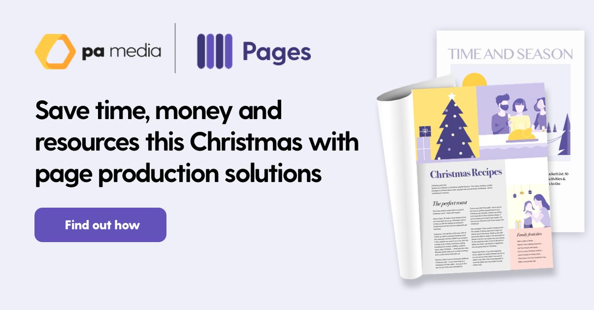 Whether it’s a newspaper, magazine, book, or supplement - our expert team of journalists, sub-editors and designers are a cost-effective and time efficient solution that can bring your pages to life. Find out how we can help you this Christmas: bit.ly/3bXZPAU