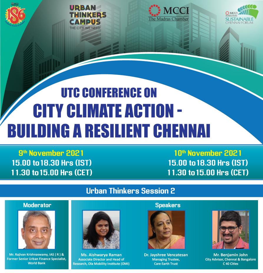 On @COP26 #TransportDay I discuss d need 2 embrace #SharedMobility #ElectricMobility #AutonomousMobility 2 help countries become sustainable & resilient at #UrbanThinkersCampus by @MadrasChamber. @OlaMobilityInst @careearthtrust @c40cities @UNHABITAT #SustainableChennaiForum