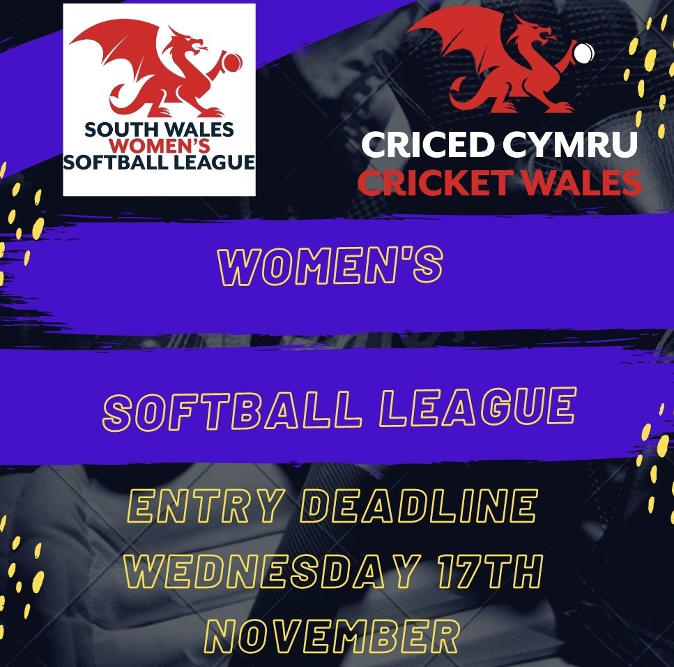 WWomensCricket's tweet photo. The 𝘿𝙚𝙖𝙙𝙡𝙞𝙣𝙚 is fast approaching for clubs to enter the 2022 #SWWSL with just 7️⃣ days remaining. 

We are already at 4️⃣2️⃣ entries.. which is an increase of 2️⃣5️⃣ teams from 2021.

Please contact @CHcricketwales or @RTCricketWales to enter

#WeAreWelshCricket🏴󠁧󠁢󠁷󠁬󠁳󠁿 https://t.co/G7mbX3JTwD