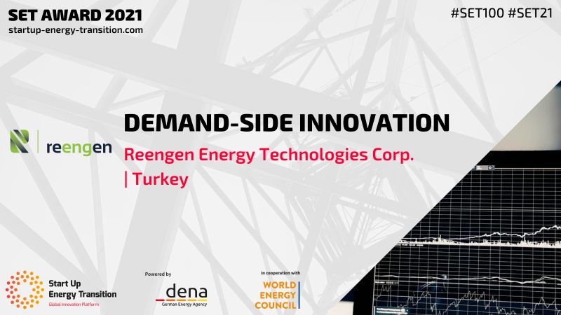 StartUpGET's tweet photo. ⚡️Meet the top #SET100 start-up @Reengen from the Demand-side Innovation category.⚡️
They provide an IoT Platform as a cloud-based data analytics solution for buildings, industrial facilities and renewable energy plants.
Learn more👉 https://t.co/IhJKxxNR2g
#100DaysOfInnovation https://t.co/qW9rf5tMXp