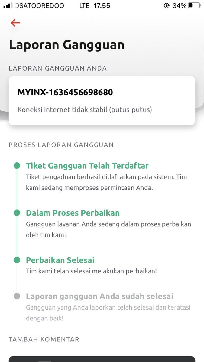 galih_3's tweet photo. @TelkomCare @TelkomIndonesia @IndiHome selamat malam… mohon bantuan internet mati 2 hari sudah laporan baik lewat app &amp; telepon tp blm ada tindak lanjut… sementara laporan sudah close https://t.co/nxUZiXEDcN