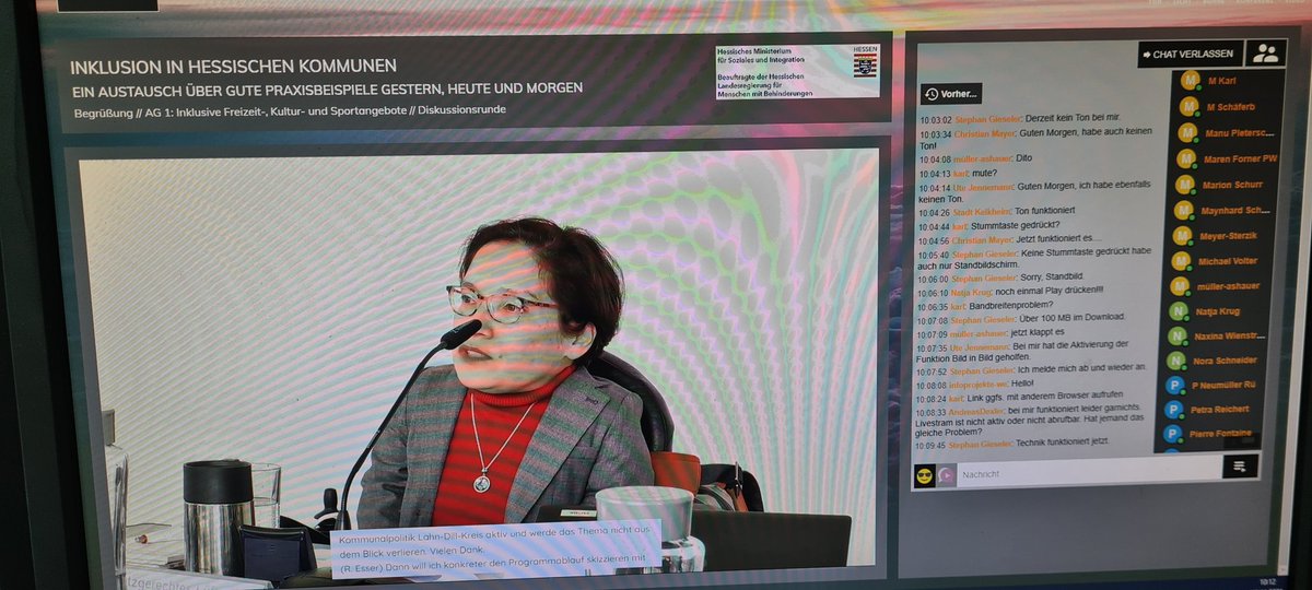 Will_Sonnenberg's tweet photo. Wir vom #TeamInklusion @MarcMercurio1 @lsb_hessen nehmen gerade an der #Veranstaltung #Inklusion in hessischen Kommunen @SozialHessen eine gelungene Veranstaltung mit 4 tollen Themenschwerpunkten #sport #kultur #Barrierefreiheit #Förderung https://t.co/SsfFUXNJzM