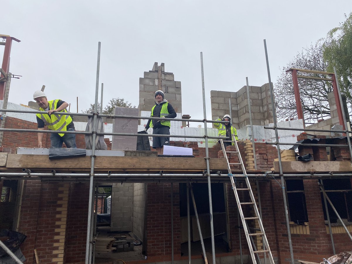 Brick and block ongoing in Wilmslow for these two semi detached new builds funded by <a href="/assetzcapital/">Assetz Capital Lending</a>