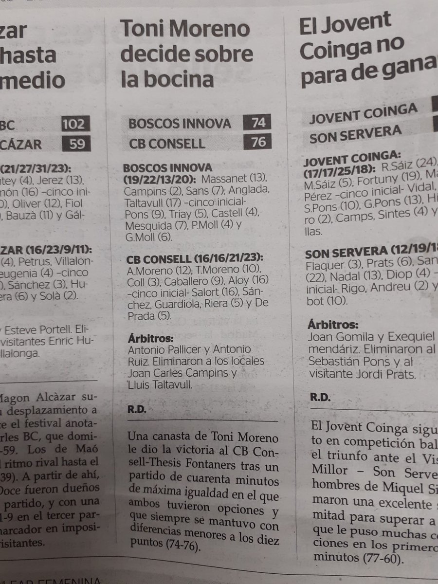 Club Bàsquet Consell tweet media
