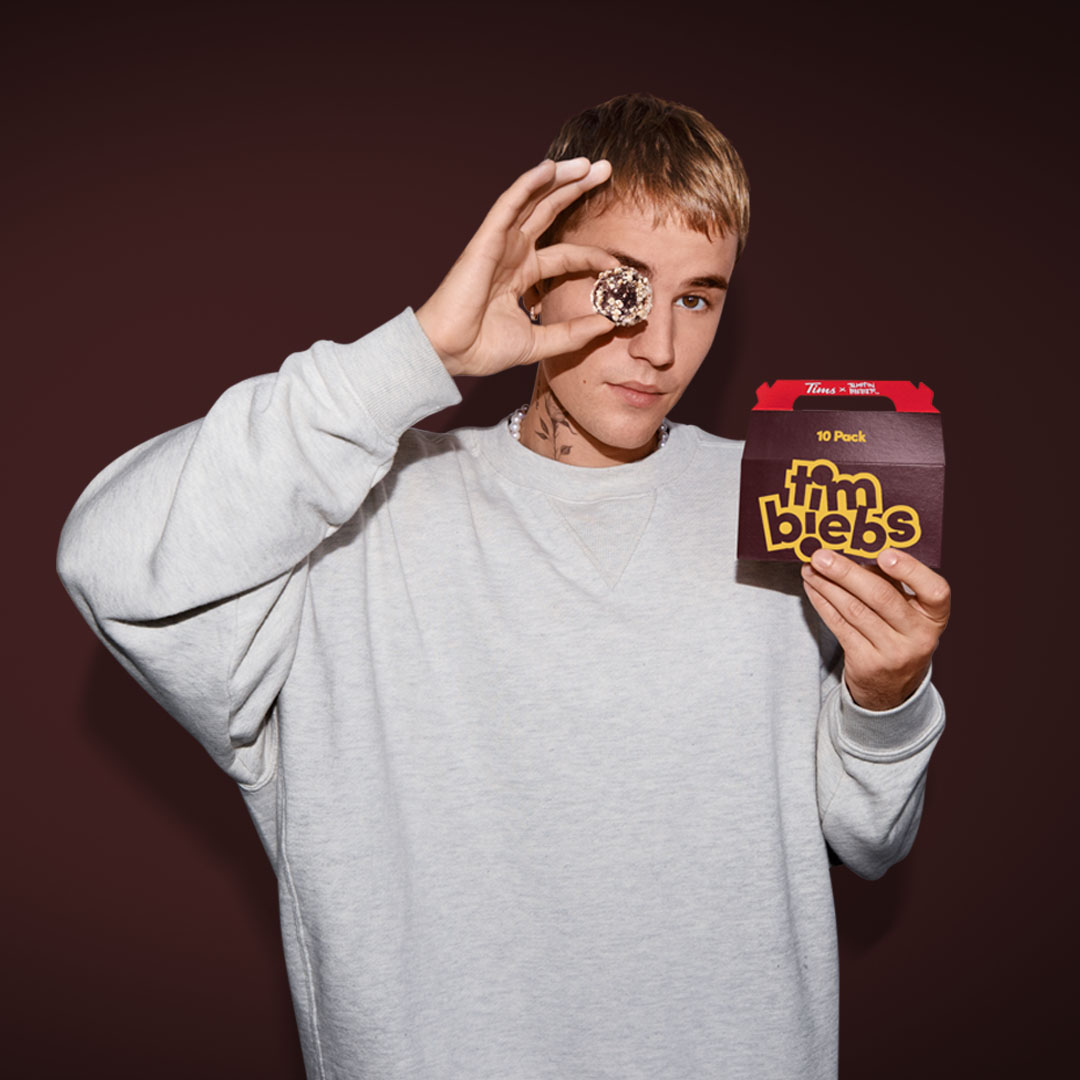 TimHortons's tweet image. Dropping 11.29 #Timbiebs. Canada and US Only.