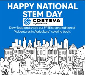 N4LCanada's tweet photo. NFL is excited about Corteva Agriscience's launch of their Adventures in Agriculture Coloring Book. The free colouring book showcases #STEM women and sustainable agriculture. https://t.co/illsMigER1
#NationalSTEMDay #CortevaGrows #Leadership #Sustainability #WomeninSTEM https://t.co/0IqcRQtLb8