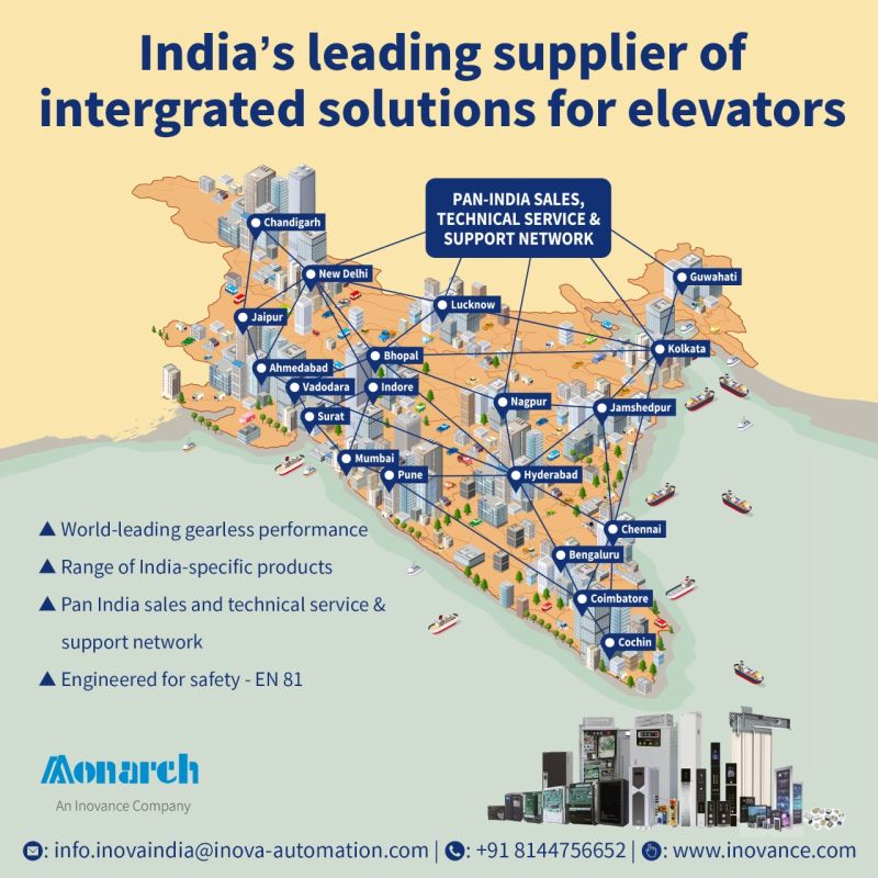 Inovance_Tech's tweet photo. Monarch is India's leading supplier of integrated solutions for #Elevators ππ
To know more, click here π https://t.co/6EKdEqnel8
#Inovance #Elevatorsolutions #Elevatorcontrollers #Monarch https://t.co/M3QFdo6lgl