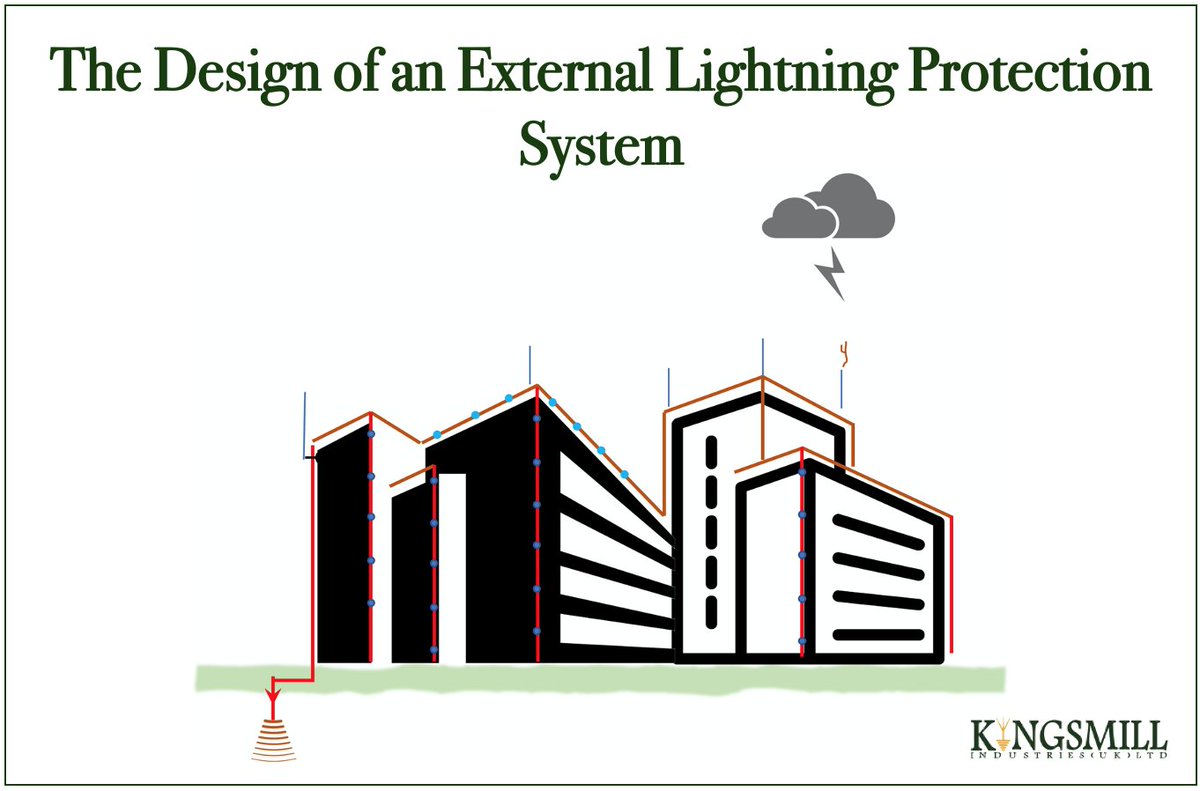KingsmillInd's tweet image. An external #lightningprotectionsystem is the outer part of the system intended to intercept, safely conduct and provide passage for #lightning current to flow to earth. Read our #blog piece to learn more about the #design of an external #lps.

bit.ly/externallpsdes…
