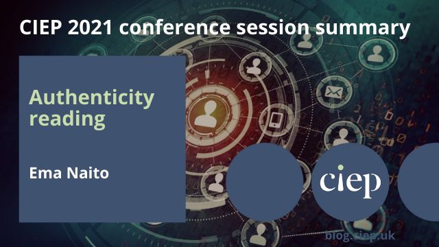 The_CIEP's tweet photo. The 2021 CIEP conference: Ema Naito reviews 'Authenticity reading: Helping writers craft accurate and respectful representation', presented by Crystal Shelley. Read the session summary here! 👉 https://t.co/qjGSeVH1hv https://t.co/RLt0HCfJik