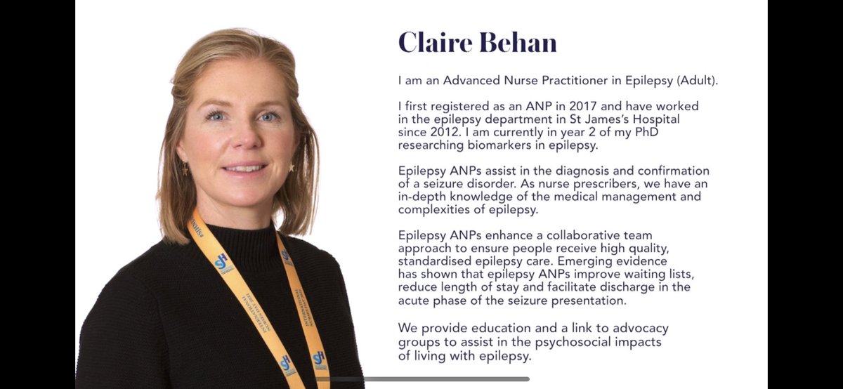 PallCare_Nurse's tweet image. #advancedpractice takes place in a wide variety of specialities in @stjamesdublin Let me introduce you to some of the ANP/cANP working at this level. This is Claire. #NPWeek #AdvancedPracticeWeek #NursePractitionerWeek
#SJHNursing @AANP_NEWS @hse