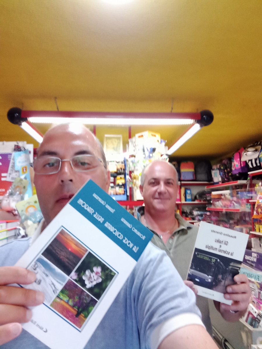 GranataRosalino's tweet photo. A #Casteltermini puoi acquistare i miei libri: #guidolasocietàsegretaeilbossing , #glihaikuelaslerosimultipla , #lavocecoloratadellestagioni , #guidoiltranviere e #mizzicatorino! presso Punto e Virgola di Angelo Calderone. Cosa aspetti? Corri in edicola! https://t.co/wloZhPArvm
