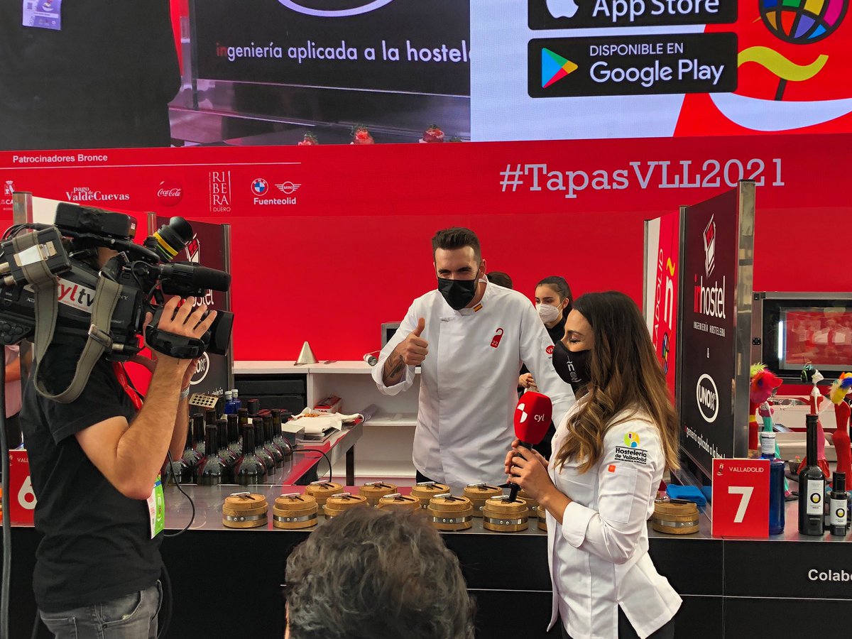 Hoy toda nuestra energía con Emilio <a href="/suite22rest/">Suite 22 Restaurant</a> y su tapa “Cochifrito” #aportodas💪🏼 @CNPinchosVLL <a href="/gastronomicomON/">Gastronomicom News</a>