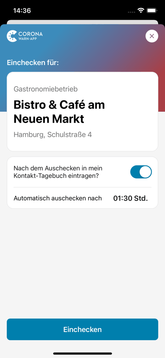 coronawarnapp's tweet photo. 🆕Viele Nutzende der #CoronaWarnApp haben sich gewünscht, sich auch mit dem QR-Code der luca-App bei Events/an Orten einchecken zu können. Das ist jetzt möglich.

Für die #CWA ändert sich nichts. Sie bleibt datensparsam, dezentral, pseudonym.

FAQ
➡️https://t.co/6IwpVvxmVc
(1/4) https://t.co/MG5wje0oFU