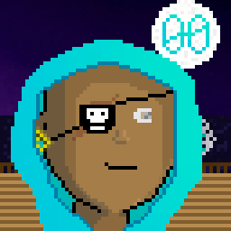 Marketplace_1's tweet photo. Today's featured listing is a Pixel Pirate. 
https://t.co/hCWe5NVgZn

This @PiratesPix with a Harmony hoodie is a rare find!! The Harmony moon is a great touch.  

This will definitely be one you want in your collection

#nft $one #themarketplace https://t.co/A6Oh7Y1Gri