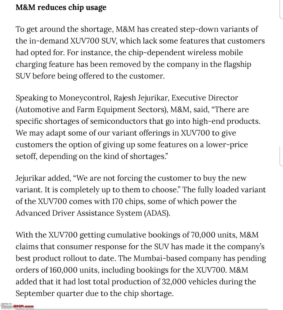 incorrectIndian's tweet photo. Does this mean if we want all features we have to wait? And they will deliver step down variants faster for price differential? @anandmahindra @MahindraXUV700 @MahindraRise #befairmahindra #xuv700 https://t.co/AJFgQL0Ggv