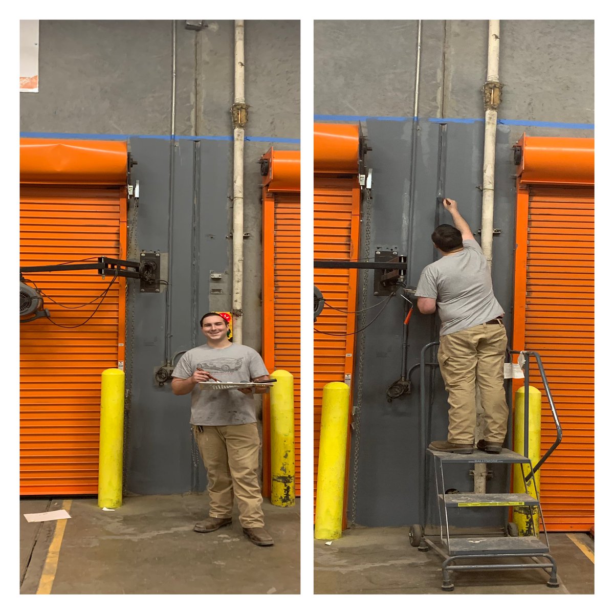 nrk0680's tweet photo. No truck🤔 Spencer getting a head start……😉 on our #ReceivingStandards @HdKalsnes @Hawk_DH @ClementsEverett @aleks_kreslins https://t.co/5IBMDLsnkS