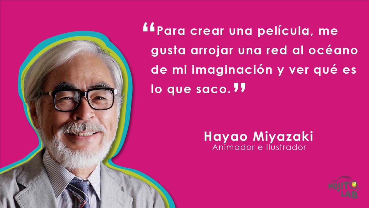 MojitoLab's tweet photo. Ser animador no es fácil, inspirarse en otros está bien de vez en cuando #HayaoMiyazaki #StudioGhibli #animación #anime https://t.co/LfJCzQmvnx