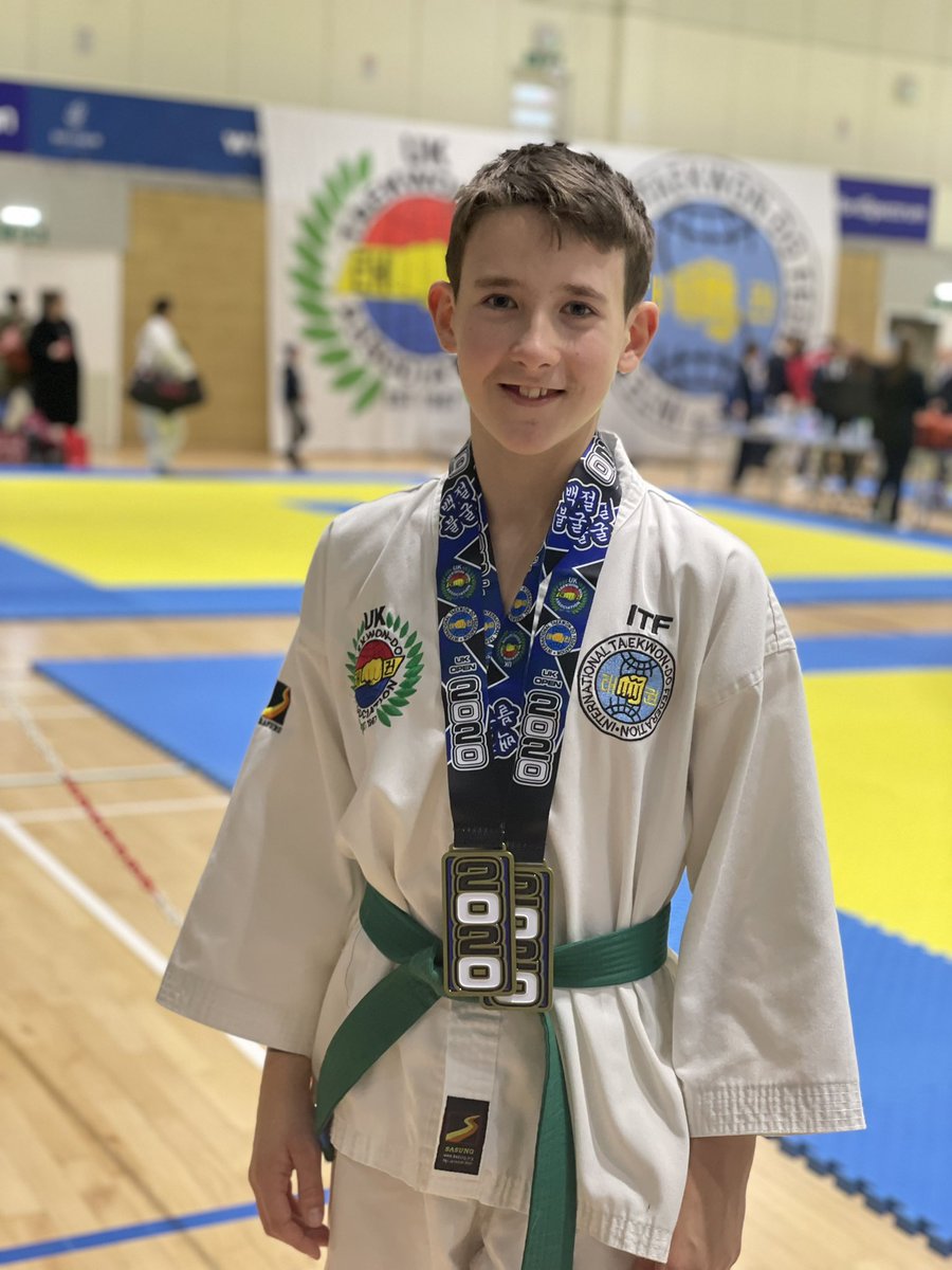 ValeTKD1's tweet photo. Well done to @KAs_Wantage @KingAlfredsPE students Natasha Turner &amp; Edward James for their double medals from the UK Taekwondo Championships last weekend. 👊🏼 https://t.co/yGdZ7Qlgep