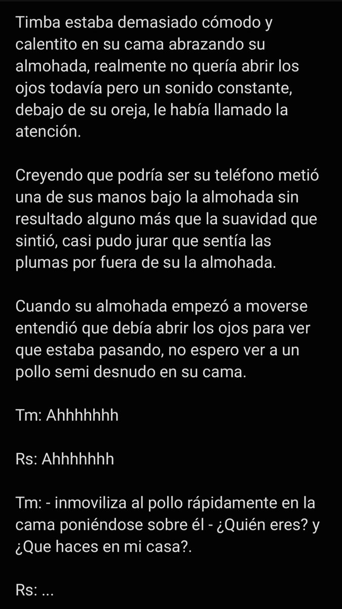 Tarde pero aquí esta, ya que se me juntaron "trate" de combinar los días en este capítulo.

Día 2: En una cita.
Día 3: Riumba invertido.

Capitulo 2.- No es una cita

#RiumbaWeek2021 #TimbaVk #Riusplay

<a href="/virusunicornio/">✨✨ Virus LU✨✨</a> @Vele_Lvs_Permon @Noa26__CoMPaS <a href="/mMack04_/">maai</a>