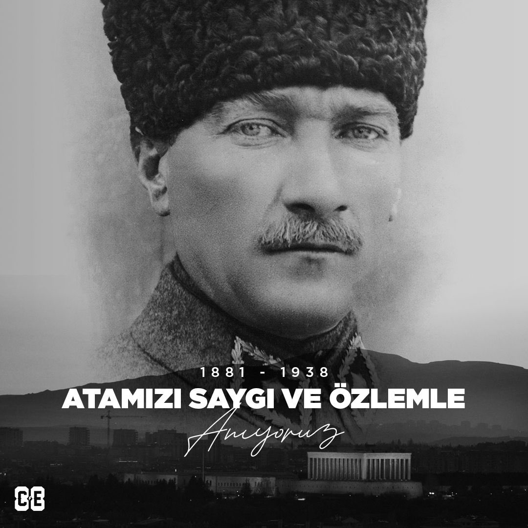 Atamızı saygı, sevgi ve özlemle anıyoruz…