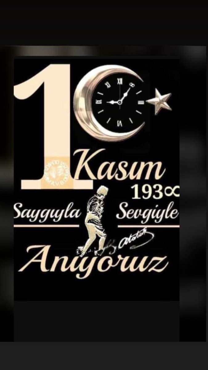 Sevgi saygı minnet ve rahmet ile anıyoruz #Ozlemleanıyoruz #10KasımAtatürküAnmaGünü #10Kasim #10Kasim1938