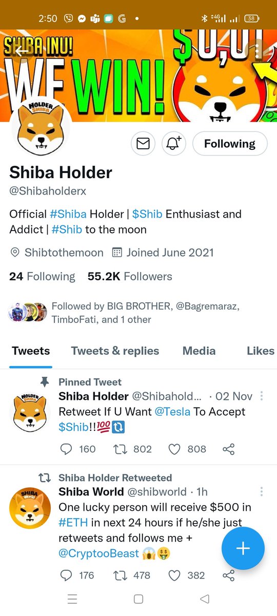 engineeriannes's tweet photo. @Shibaholderx @CryptooBeast Done https://t.co/MUrvcp3YHr