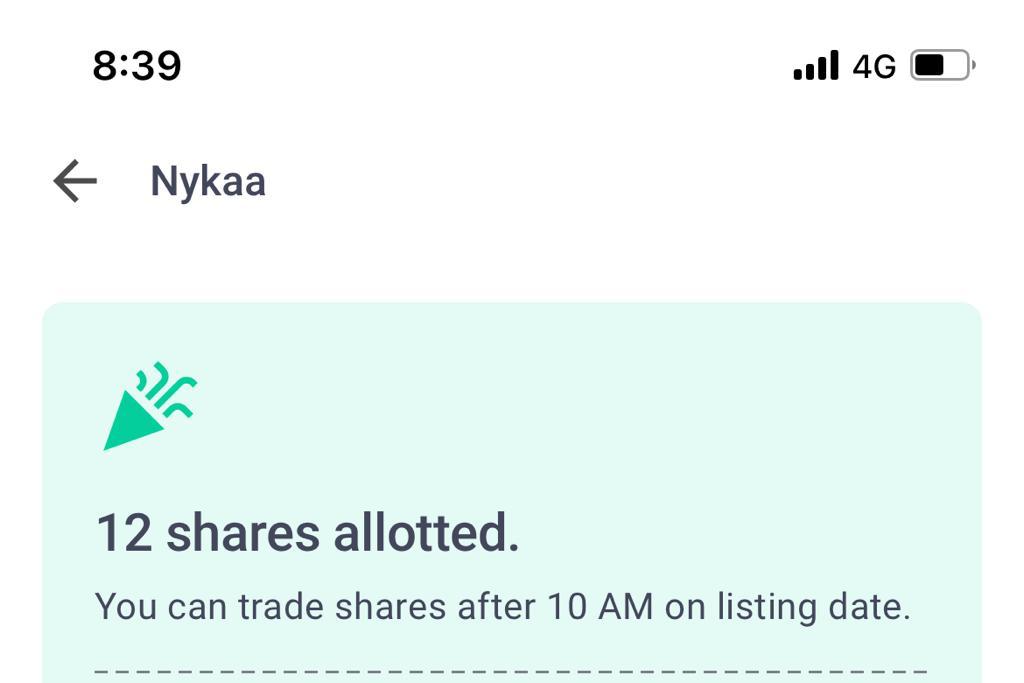 goDutch_in's tweet photo. everybody who got this notification, how does it feel to be God's favourite? #nykaa #ipo https://t.co/thGdk5Uo2u