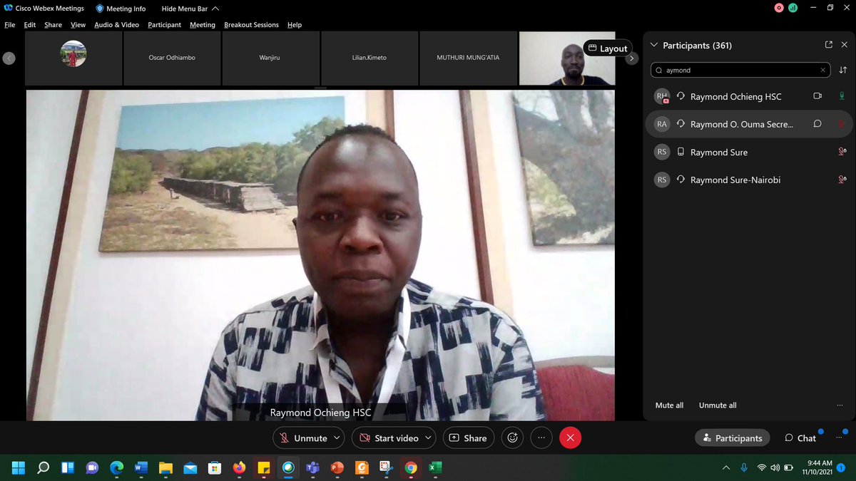 DigiTalentKenya's tweet photo. Day 3 of Virtual #PDTPCohortVI Induction
@rochieng Secretary of Youth Affairs addressing and motivated #PDTPInterns
#DigitalentInduction #EmergingICTTrends #BearersOfTheDigitalPromise @ICTAuthorityKE @MoICTKenya https://t.co/eiYq6otg0l