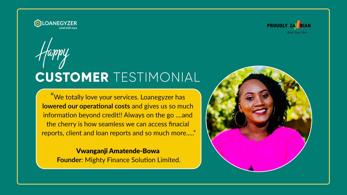 loanegyzer's tweet photo. We strive to cultivate an environment where the needs of our customers are at the center of all we do. Customer satisfaction drives us to go above and beyond our customers' expectations. 

Thank you so much for your kind words😊, @bowav01!
#thankyou  #lendwithease https://t.co/AUPkieTPFT
