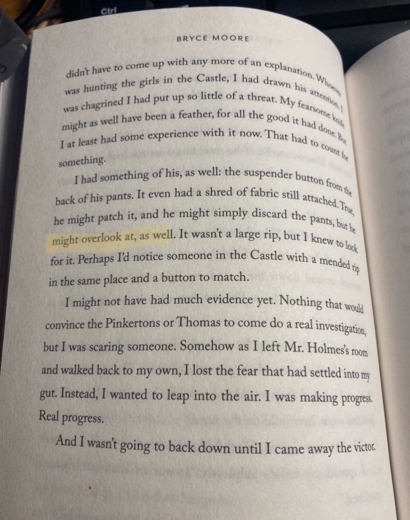atGrish's tweet photo. guysss come on, another typo on page 164? ruins the pacing of this dramatic scene completely #theperfectplacetodie #LinkedIn in bio for proofreading services @bmoorebooks @Sourcebooks @eddieschneider https://t.co/y2AAEnzdqW
