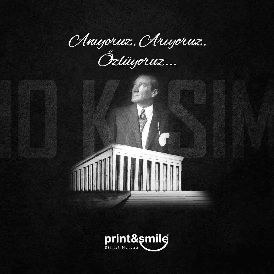printandsmile's tweet photo. Saygı ve sevgiyle anıyoruz..
.
.
.
#10kasım #gazimustafakemalatatürk #saygıylaanıyoruz https://t.co/zo89IdX8cl
