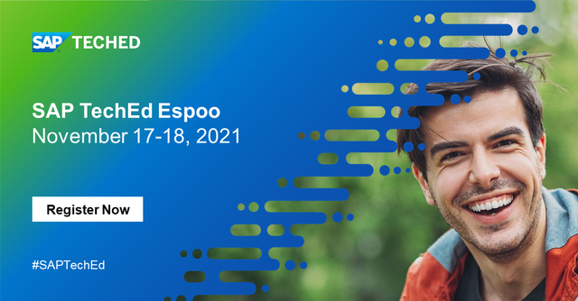 MikaTanner's tweet photo. Welcome to SAP TechEd Espoo to discuss, reflect, and share ideas on how to utilize all the great new stuff we learn from selected subset of the #SAPTechEd sessions. Register now to secure your seat: https://t.co/o8HFQtn8Zz https://t.co/08HkcOcgLj