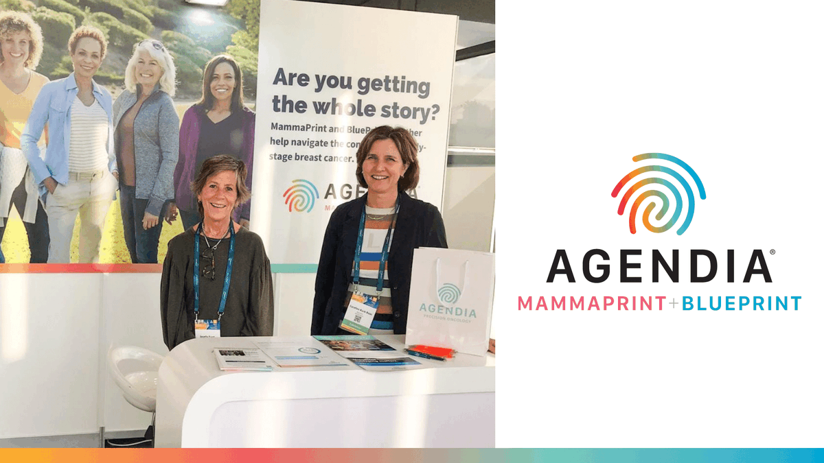 Agendia's tweet photo. Learn about #Mammaprint and #BluePrint #genomic tests for comprehensive profiling of early-stage #breastcancer. Visit us at booth #5 at the #esso40 Surgical Oncology Congress. #breastcancercongress #genomictest #breastcancertest #breastcancerexpert #surgeryplanning #agendia https://t.co/nSwlBA0WuD