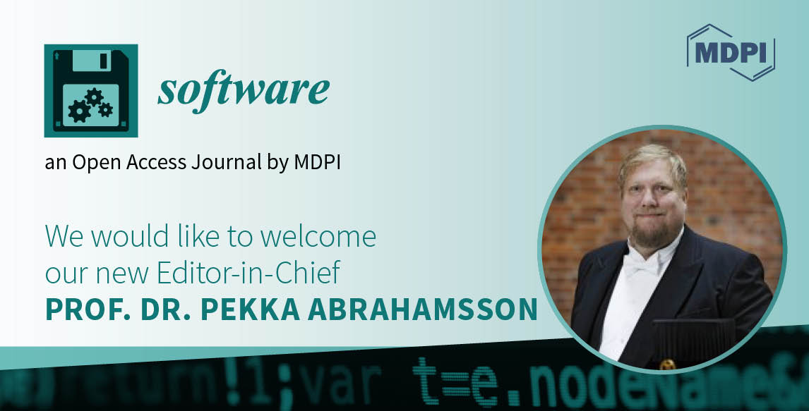 👏👏👏We are very glad to share that our new EiC Prof. Pekka Abrahamsson <a href="/pekka_abrahamss/">Pekka Abrahamsson</a> for journal Software published by MDPI has been announced online.
<a href="/MDPIEngineering/">MDPI Engineering</a> <a href="/MDPIOpenAccess/">MDPI</a> 
mdpi.com/journal/softwa…