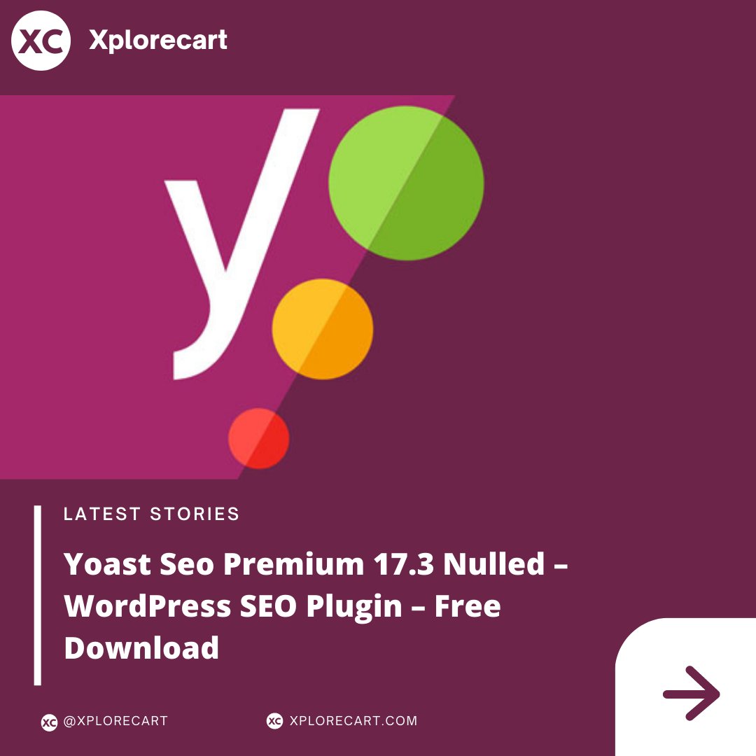 XploreCart's tweet photo. Yoast Seo Premium Nulled comes with a redirect manager so you can fix crawl errors (broken URLs caused by changing...read more
https://t.co/bIfMe8bjvA

#freedownload #xplorecart #nulled #nulledplugin https://t.co/6E3tBVVf02
