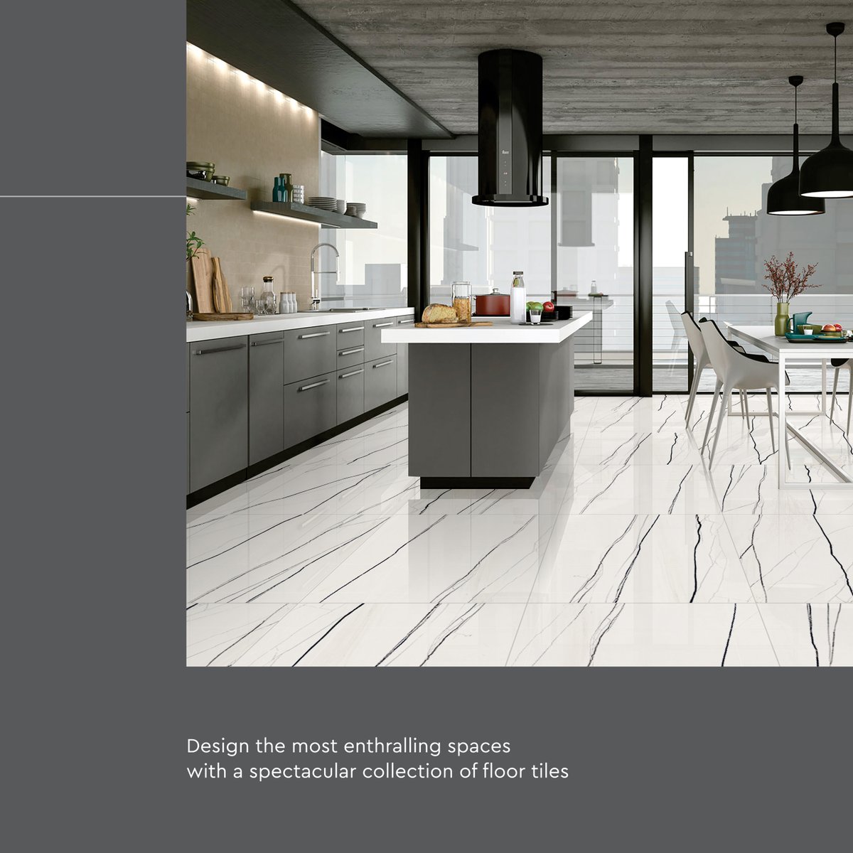 SunglobalC's tweet photo. Design the most enthralling spaces with a spectacular collection of floor tiles!

- Tile Shown : VENATO MARBLE WHITE 
- Type : PGVT 
- Size : 600 x 600cm
- Surface : GLOSSY

#SunglobalExports #contructionaffiliatetz #apollo_danny #tiles #interiordesign #design #roex #roexdesign https://t.co/6YYha62AAz
