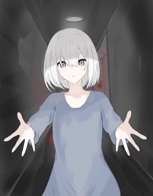 この手の絵はやっぱ難しい…女の子は気に入りました(❁'ω`❁) 