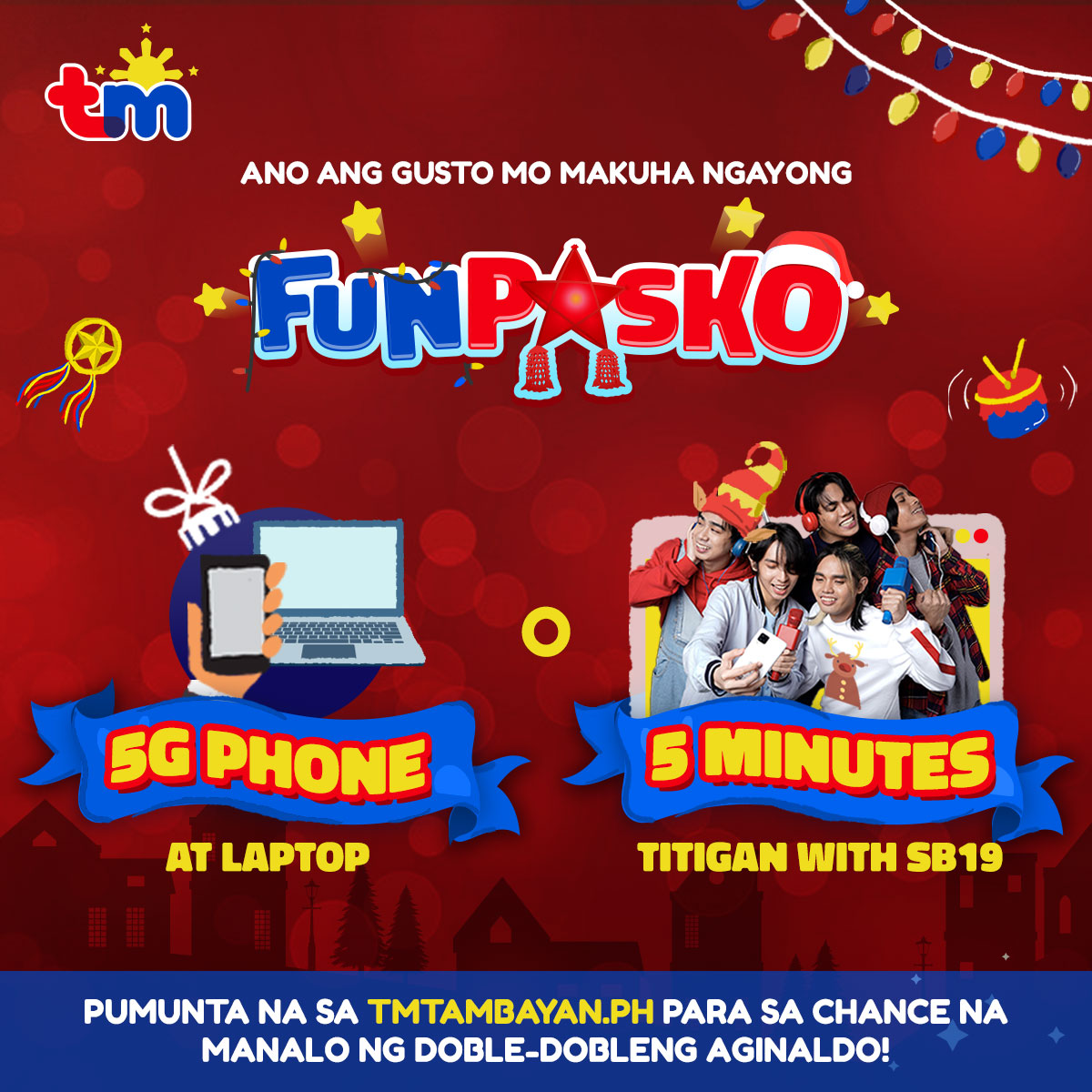 tmtambayan's tweet photo. Oh, di ka makapamili ano? 😜 Tag natin ang @SB19Official para bumoto rin sila! 😆

Sali na bhie sa #TMFunPasko Raffle para manalo ka ng doble-dobleng aginaldong hatid ng ating #SamahangPinaEasy! 🎄💯 Click mo ‘to, dali: https://t.co/BlDAkVexKg https://t.co/K8jkF9bZBP