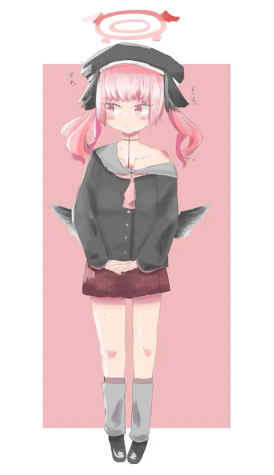 先生と待ち合わせしてるコハル #ブルアカ #ブルアカイラスト部  #下江コハル 
