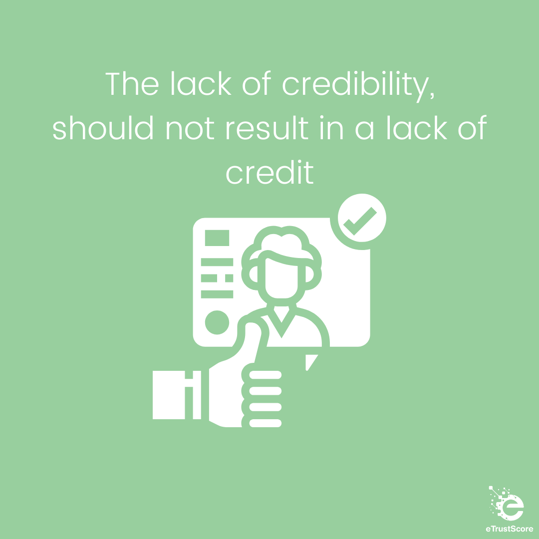 EtrustScore's tweet photo. The credit invisible sector does not get recognized by a credit bureau. Hence, the risk associated with onboarding the unregulated is very high. eTrust Score is an alternate scoring platform for the ones that are excluded. 
#etrustscore #creditinvisible #bureau #fraudscore https://t.co/78Znf2X4gI