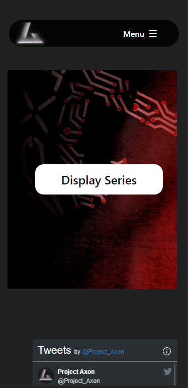 Project_Axon's tweet photo. After ALOT of learning, and about 18 Hours of programming, Project:"AXON" Can now be accessed on  Desktop, AND MOBILE! its not perfect, as its not anywhere near final, but HEY! its there! 
much love! 🔽LINK🔽
    -Team Axon
#SmallBusiness #webdev #Clothing #developer #ProjectAxon https://t.co/RTQsSHUAVp