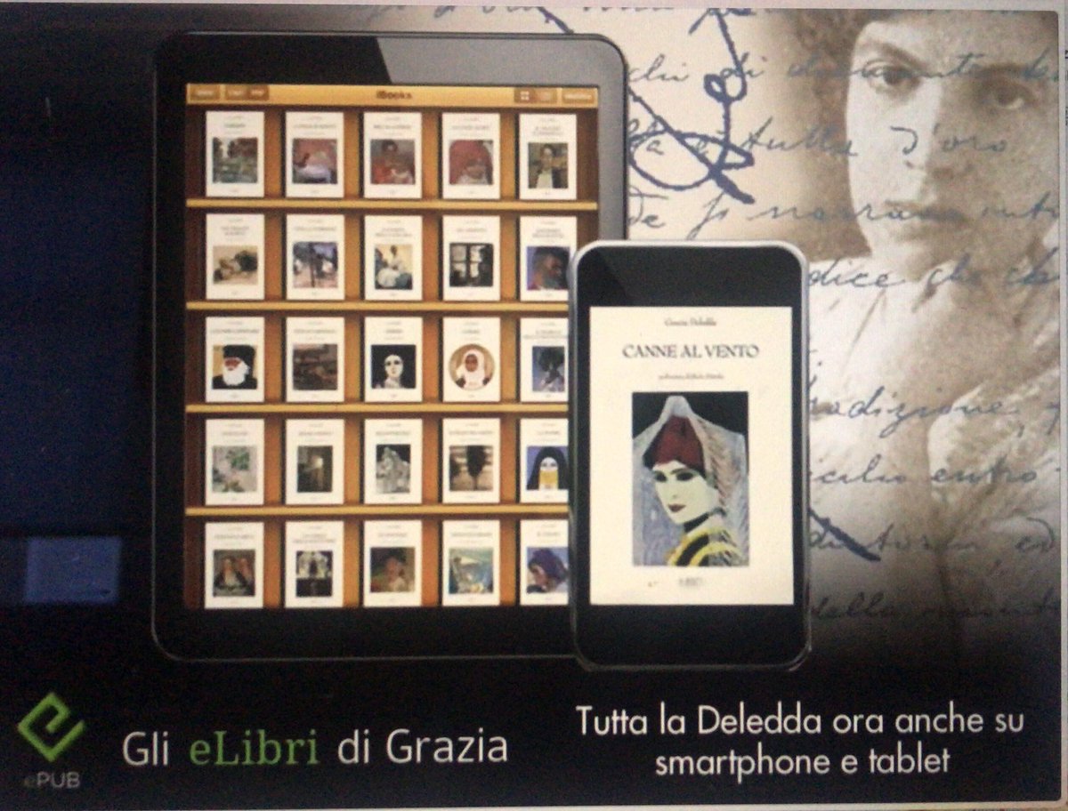 ilissoedizioni's tweet photo. @Ghigliottina @ConcatoSara @CasaLettori @Letteratitudine @GiuliaCiarapix @CircoloLettori @ubikfoggia @LuciaLibri @EmonsEdizioni @utopiaeditore @IicPraga @FlorindaFiamma @Radio3tweet @LibreriaFernand @Giuditta_legge Tutta la produzione della Deledda @ilissoedizioni, da Nuoro al mondo https://t.co/fQUs5WQxG1 https://t.co/kXm8Aldv3J