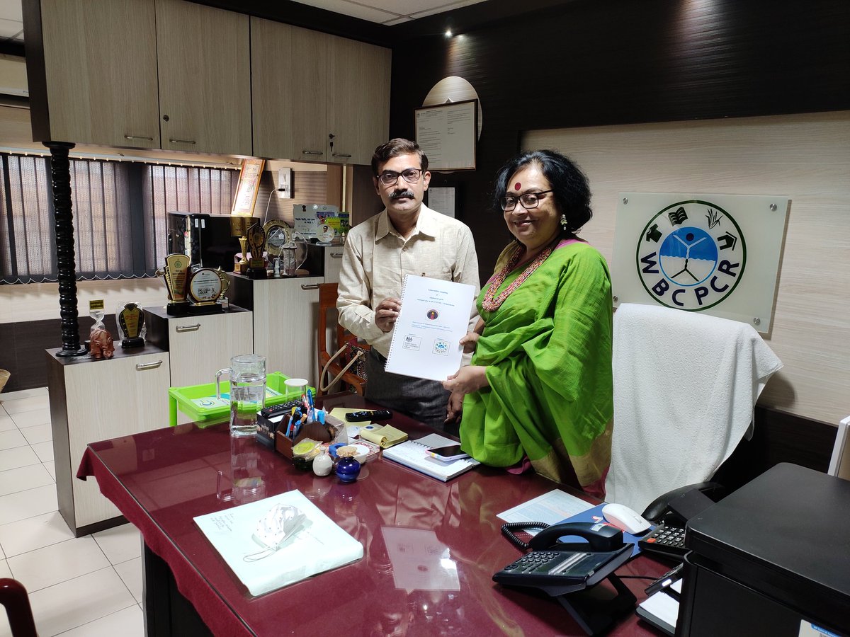 The Study Report on Vulnerability Mapping of Adolescent Girls emerged due to the COVID - 19 Lockdown submitted to Ms Ananya Chakraborti Ma'am, Hon'ble Chairperson, SCPCR, West Bengal. Thank you Ma'am for your response.