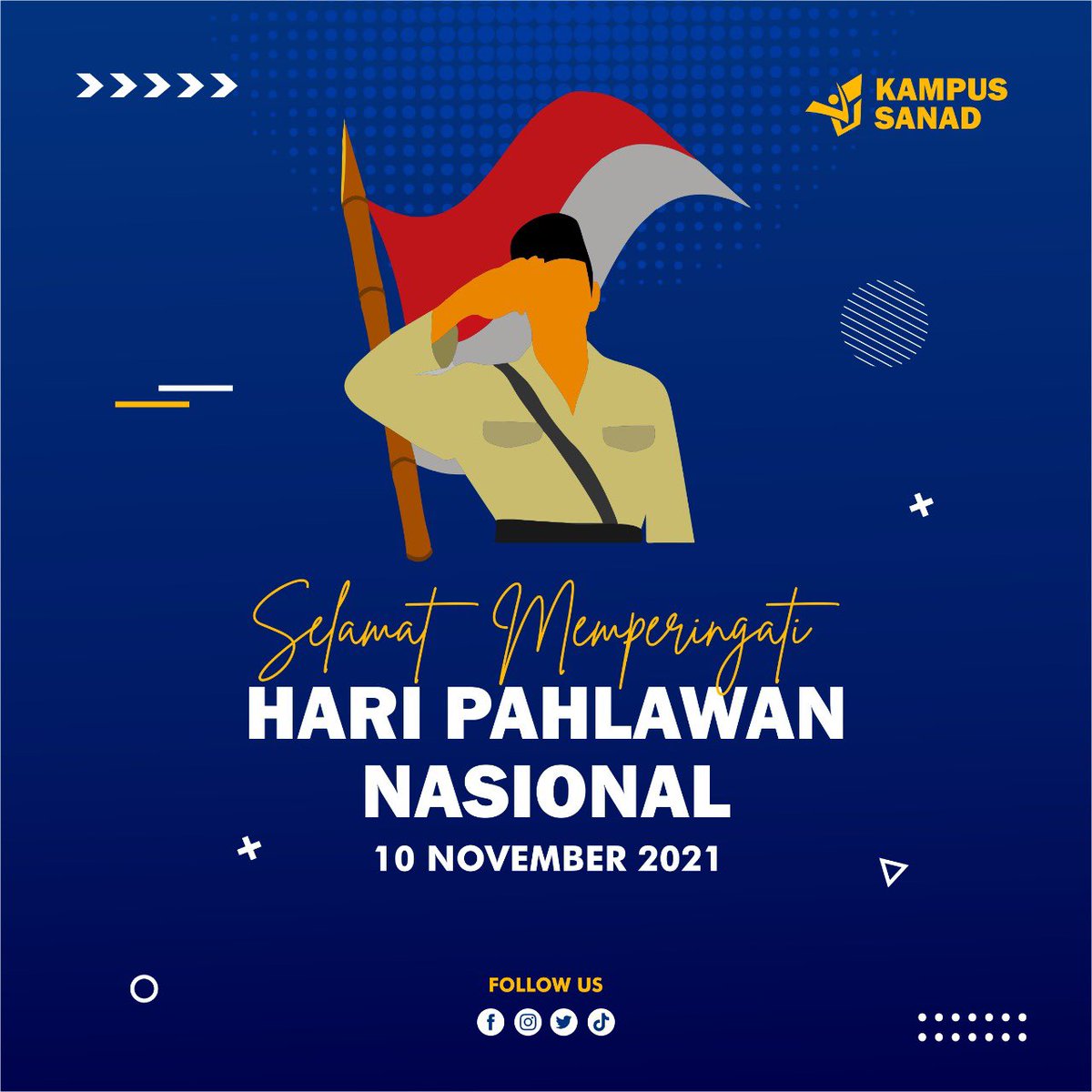 Selamat Hari Pahlawan Nasional 2021

Terima kasih para pahlawanku
