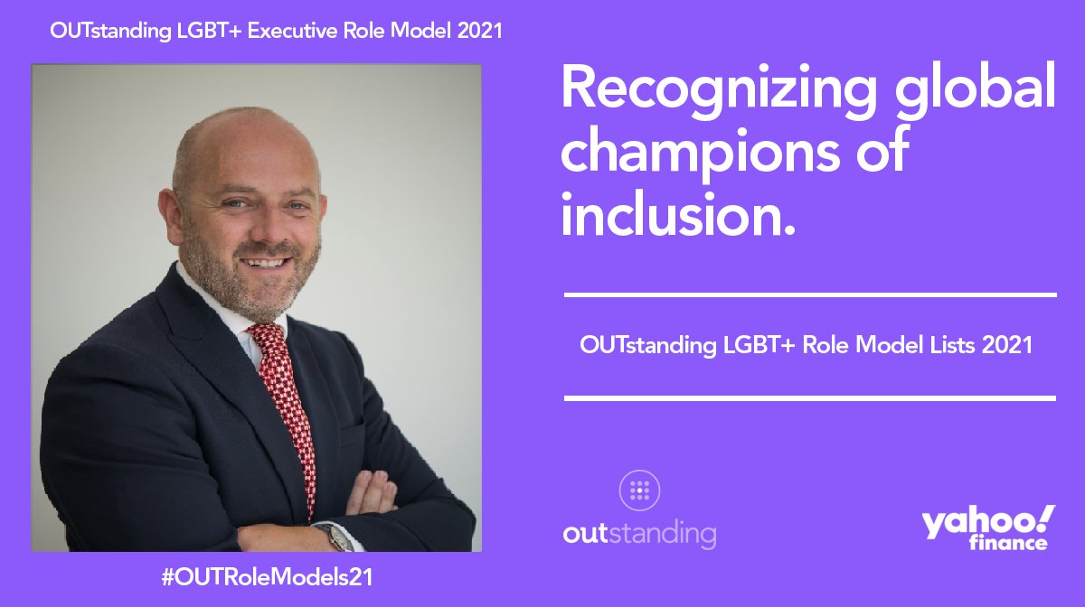 We are proud that Crawford Prentice, Head of Wealth and Personal Banking, is included in the @OUTstandingiB 100 LGBT+ Executives Lists @YahooFinance! At HSBC we strive to create a place where people are valued, respected and supported to achieve their potential #OUTRoleModels21