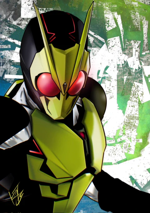 質感も上手くなりたい今日この頃😃
#イラスト #ゼロワン #仮面ライダーゼロワン #仮面ライダー 