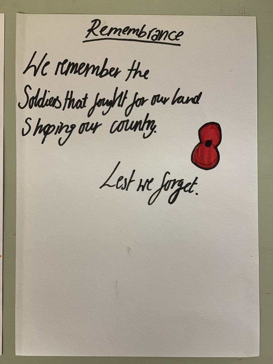 We remember all of the people that have fought and died in all of the terrible wars.
We created a collaborative poppy field to remember our own lost loved ones, made some paper poppies and in teams took part in a remembrance themed quiz. #RemembranceDay #remember #LestWeForget